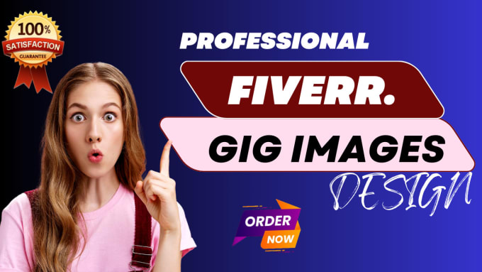 Gig Preview - Design creative fiverr gig picture and gig thumbnail