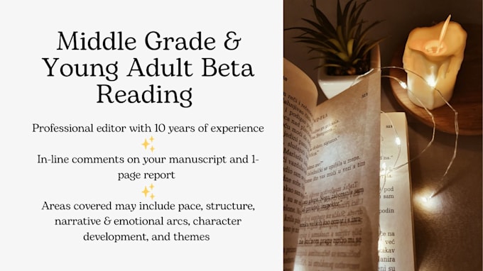 Gig Preview - Beta read your middle grade or young adult novel