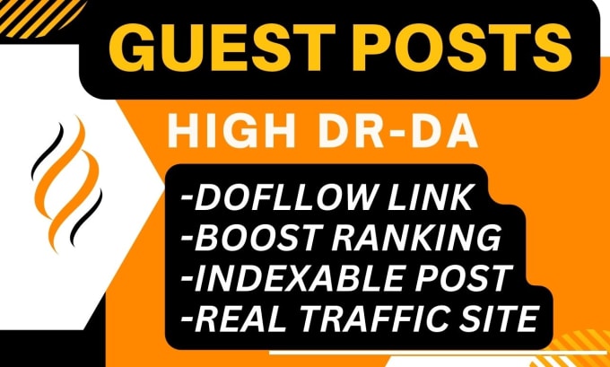 Gig Preview - Publish guest post on high authority traffic websites