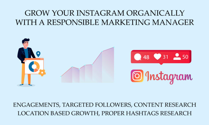 Gig Preview - Be your instagram marketing manager