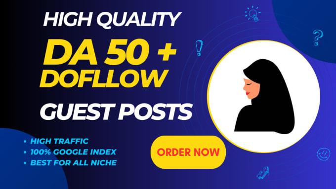 Bestseller - provide guest posting service on high da websites