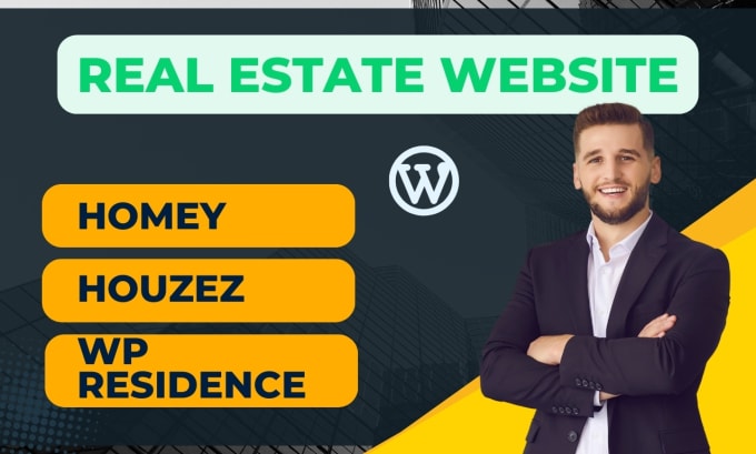 Gig Preview - Fix and design real estate rental website using houzez, homey, wp residence