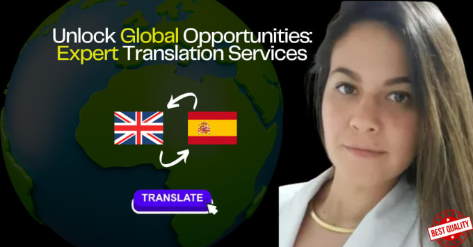 Gig Preview - Translate ensuring clear cross cultural communication