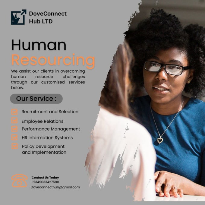 Gig Preview - Human resource management and consultation