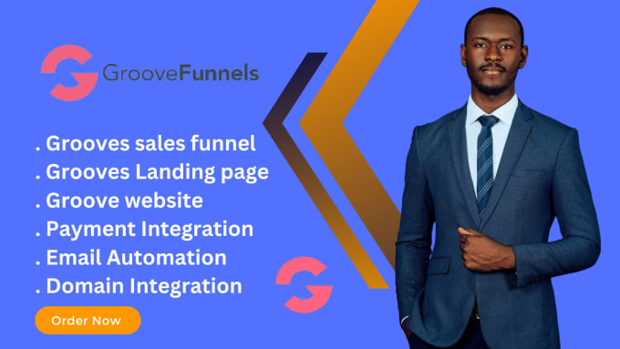 Gig Preview - Build groove pages, groove kart, groove funnel, systeme io sales funnel groove