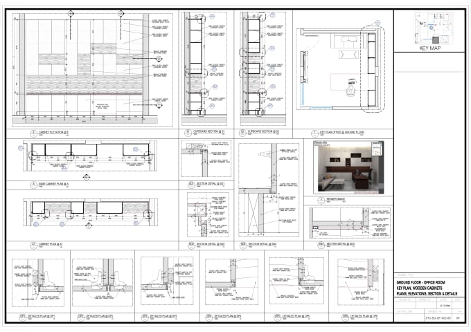 Gig Preview - Do custom millwork, cad shop drawings woodworking, furniture, and  joinery