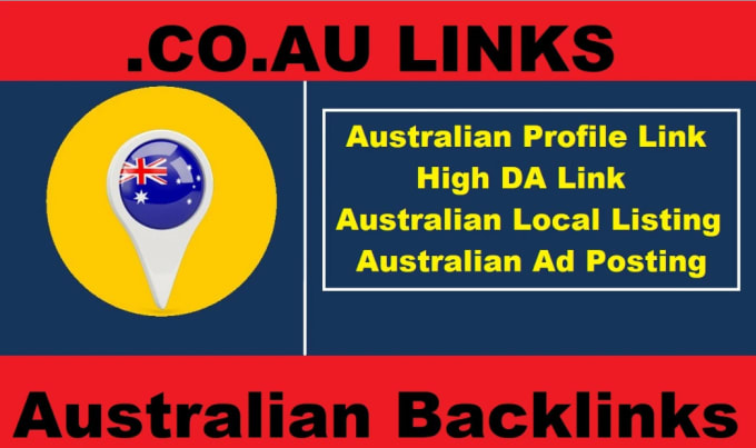 Gig Preview - Do australian backlinks, au links and au guest post