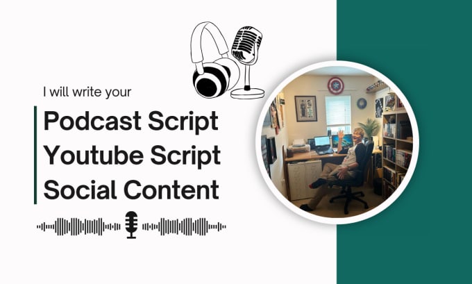 Gig Preview - Ghostwrite your podcast script or youtube script