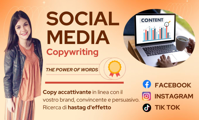 Gig Preview - Il tuo copywriter creativo per post social e ads