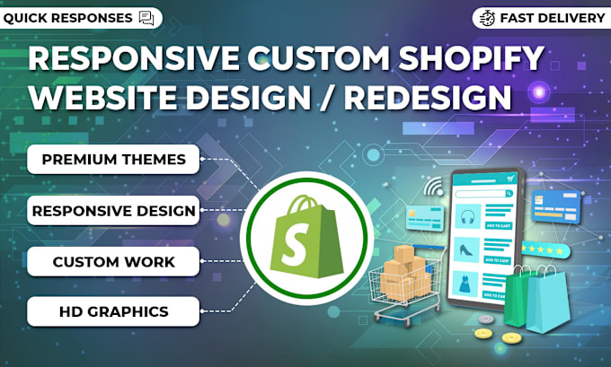 Gig Preview - Create exceptional shopify website design for shopify store