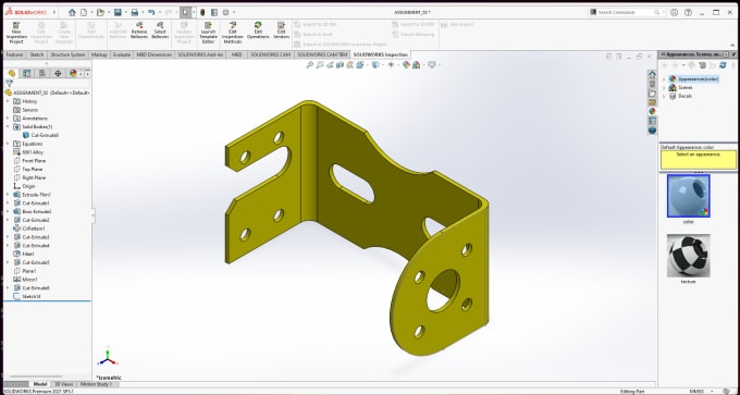 Gig Preview - Do 3d modelling using solidworks