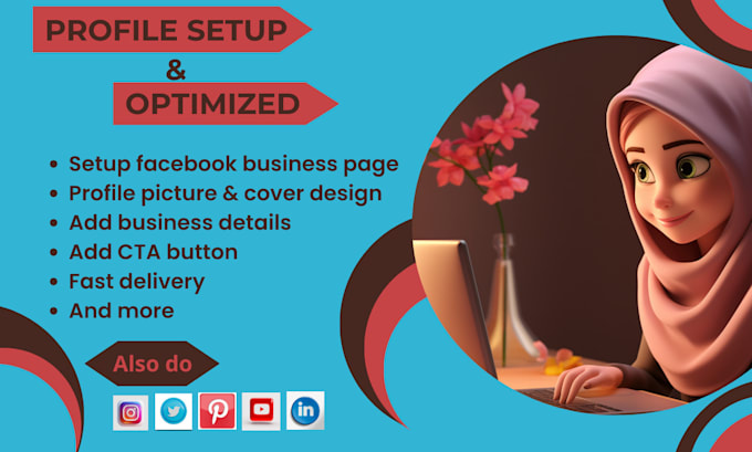 Gig Preview - Create and optimize business pages on various social media platforms