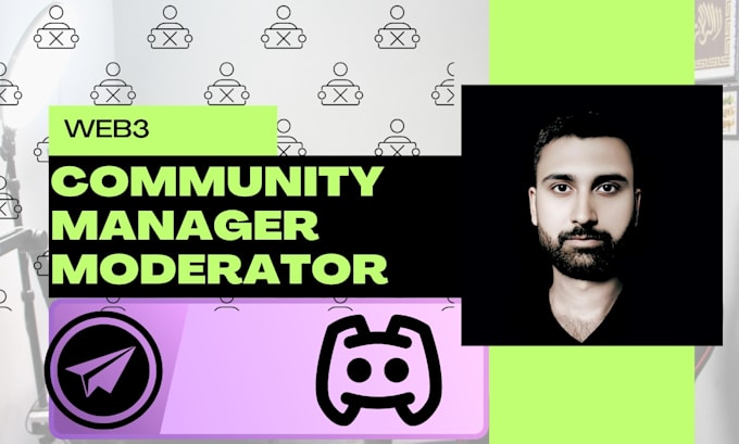 Gig Preview - Be manage your crypto community as a cm moderator