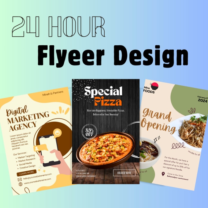 Bestseller - be your custom flyer, brochure, logo and graphics maker