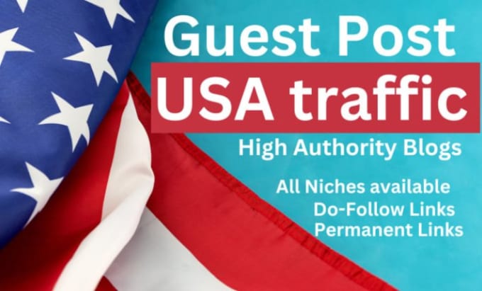 Gig Preview - Publish guest post on USA blogs with dofollow backlinks