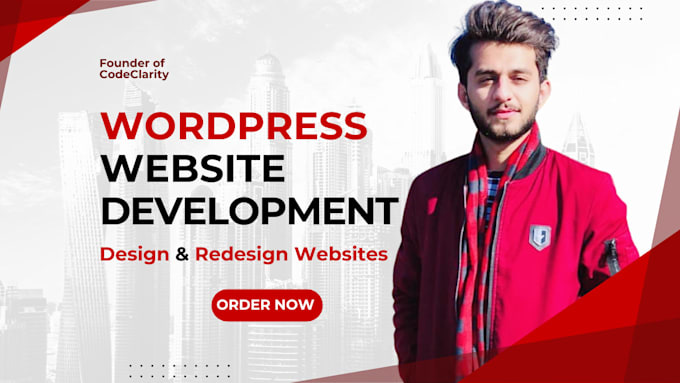 Gig Preview - Create wordpress website design and responsive business website development