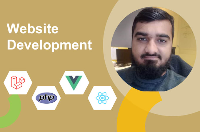 Gig Preview - Be website developer, PHP laravel developer, vuejs, react