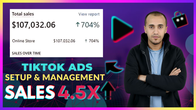 Gig Preview - Run tik tok ads, tik tok ads manager, and tiktok marketing