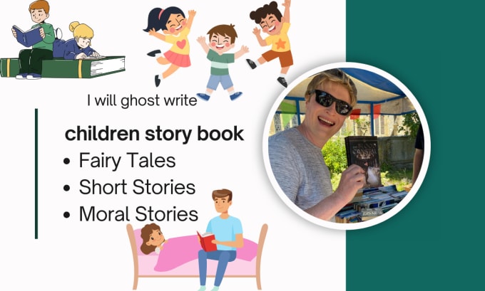 Gig Preview - Ghost write children story book, kids story, children story book story writing