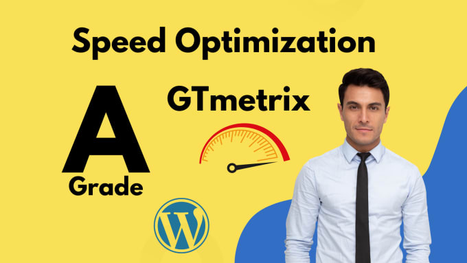 Gig Preview - Speed optimization your wordpress speed with gtmetrix