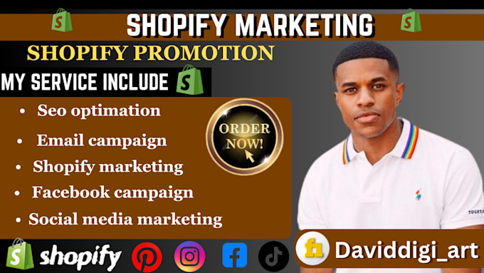 Gig Preview - Boost shopify sales traffic promotion email campaign store sales engagement