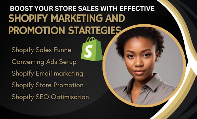 Gig Preview - Boost shopify sales ,do sales promotion, do shopify marketing