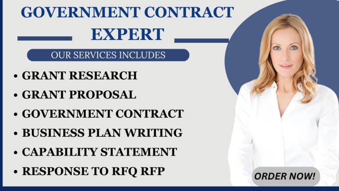 Gig Preview - Bid and win government contract, bid proposal, grant, tender,respond to rfq, rfi