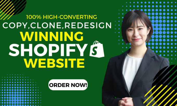 Gig Preview - Clone, revamp, redesign profitable shopify website, shopify dropshipping store