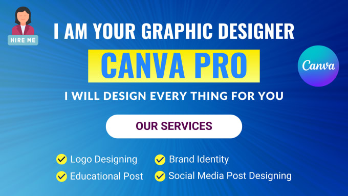 Bestseller - be your canva graphics designer with amazing canva templates