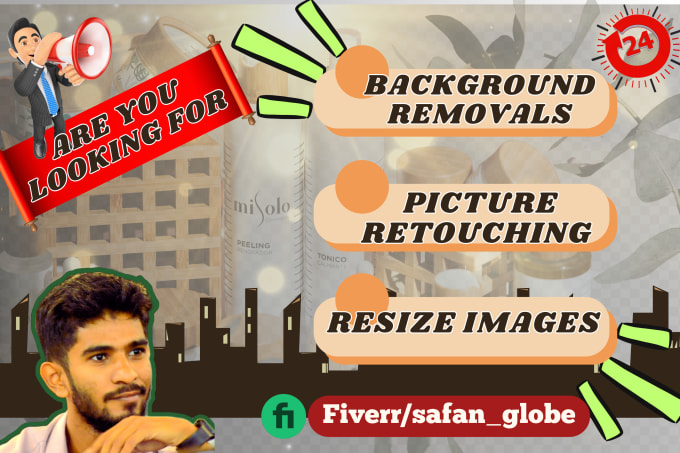 Gig Preview - Do professional background removal within 24 hours