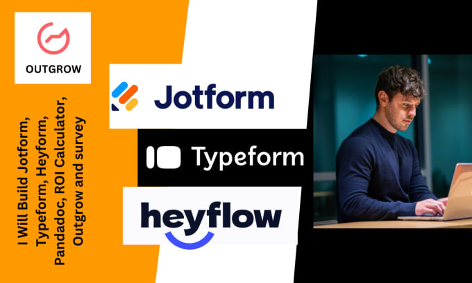 Gig Preview - Design jotform and typeform surveys along with mail merge from excel sheet