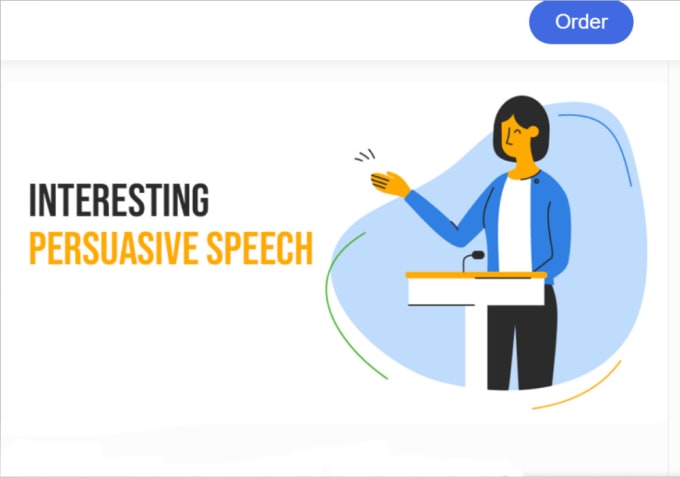 Gig Preview - Give you persuasive speech on any topic