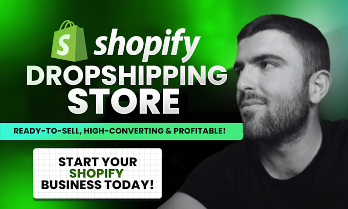 Gig Preview - Manage your shopify dropshipping store