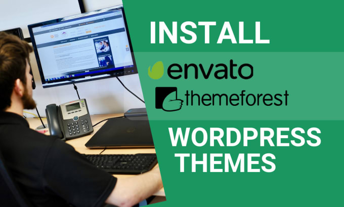 Gig Preview - Install themeforest, envato wordpress theme and demo import