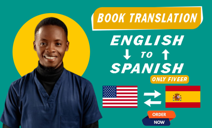 Gig Preview - Do book translation english to spanish or spanish to english