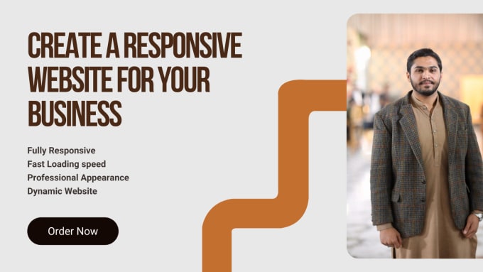 Gig Preview - Make responsive wordpress website for your business