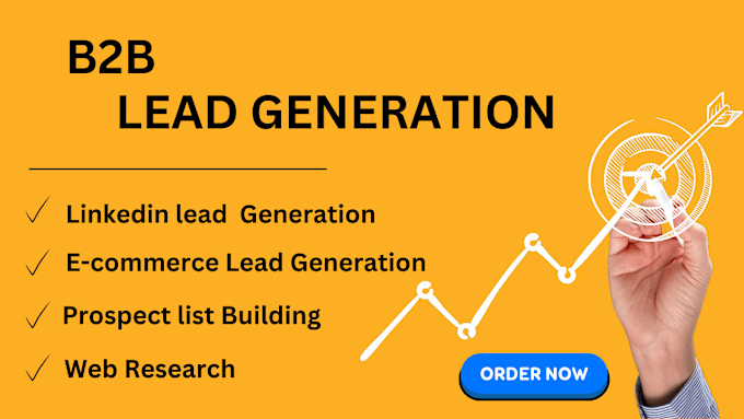 Gig Preview - B2b leads generation and linkedin leads