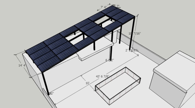 Gig Preview - Do 3d designs project management for solar system in which I am professional