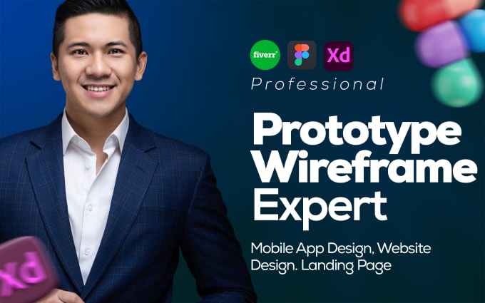 Gig Preview - Do a professional figma prototype, wireframe design, app prototype, UI UX design