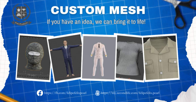 Bestseller - make 3d clothing and accesorries for second life