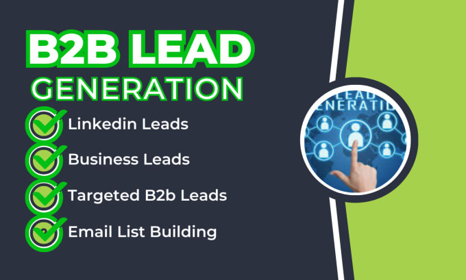 Gig Preview - Do targeted b2b lead generation, linkedin lead and prospect list