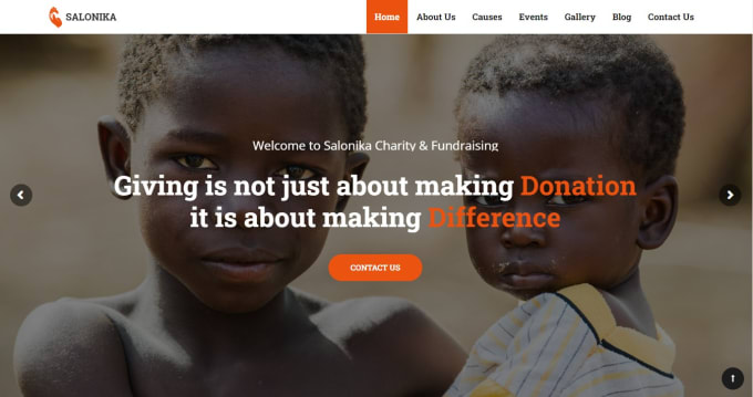 Gig Preview - Create nonprofit website, charity website, donation website, fundraiser, ngo