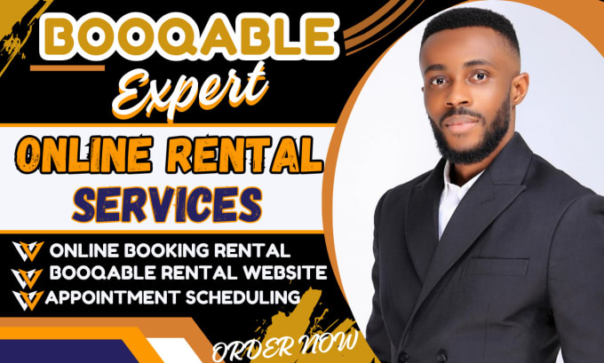 Gig Preview - Do booqable rental website design booqable website redesign online booking SEO