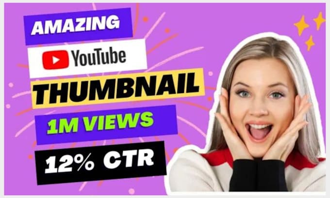 Gig Preview - Design a mind blowing and catchy youtube thumbnail for you