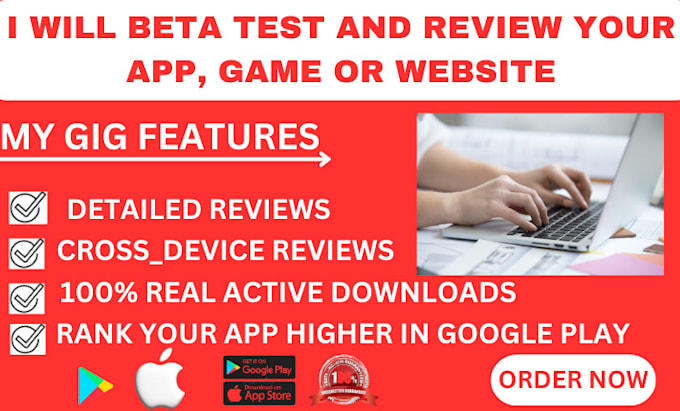 Gig Preview - Professionally review your app, game or website