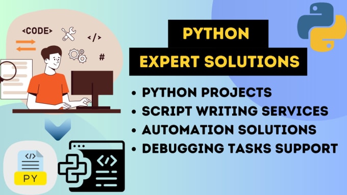 Gig Preview - Do python programming, script writing, automation projects and debugging tasks