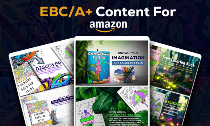 Gig Preview - Design high quality a plus content ebc for amazon KDP book