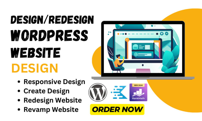 Gig Preview - Design redesign copy clone revamp duplicate wordpress website or blog