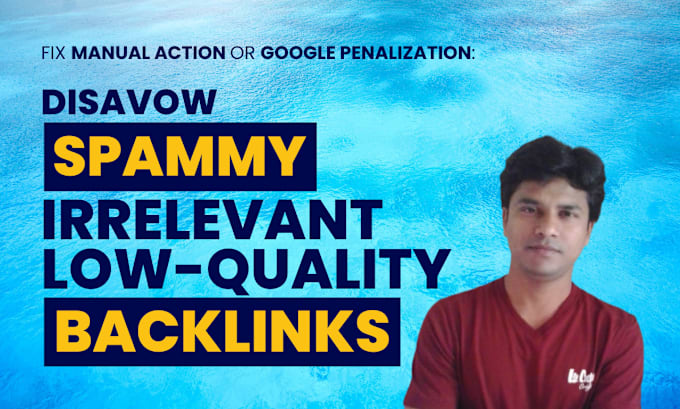 Gig Preview - Audit site, disavow toxic backlinks, reduce spam score, recover google penalty