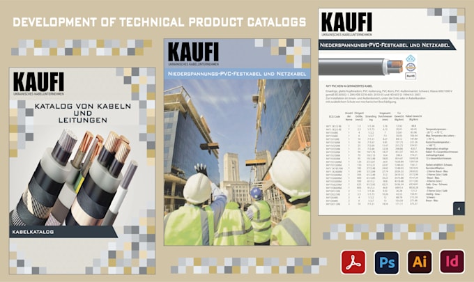 Bestseller - design a technical product catalog, manual, datasheet